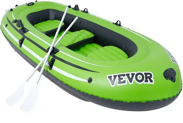 VEVOR Inflatable Boat, 5-Person Inflatable Fishing Boat