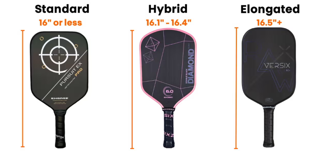 Pickleball Paddle Shape